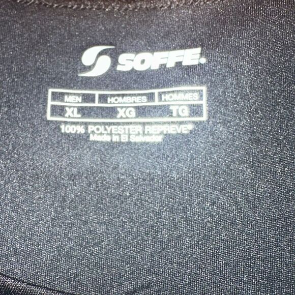 🟧 3 for $25 Soffe Black Men's Tank Top - Picture 3 of 3